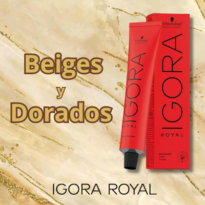 Beige y Dorados Igora Royal