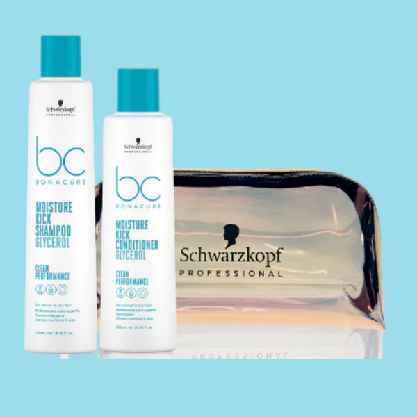 Pack Shampoo + Acondicionador + Estuche - BC MOISTURE KICK GLICEROL