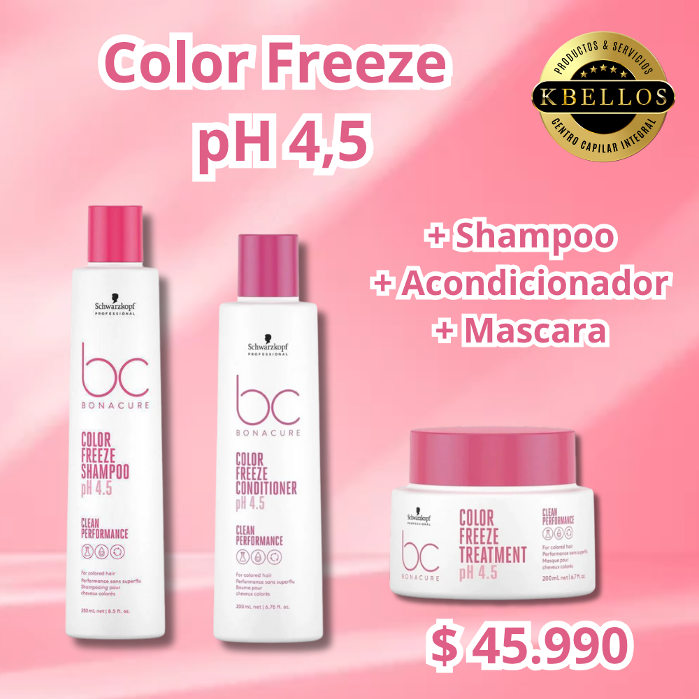 Pack Kbellos BC COLOR FREEZE pH 4.5