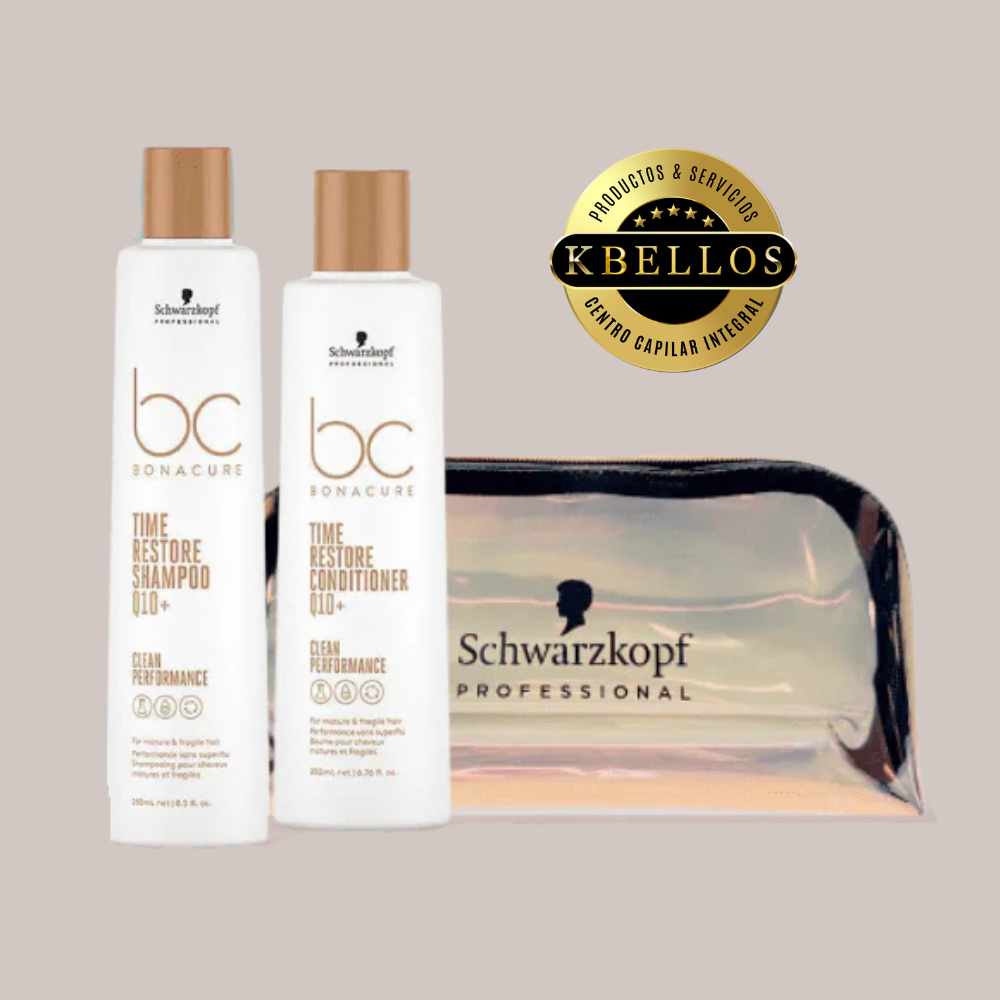 Pack Shampoo + Acondicionador + Estuche - BC TIME RESTORE Q10