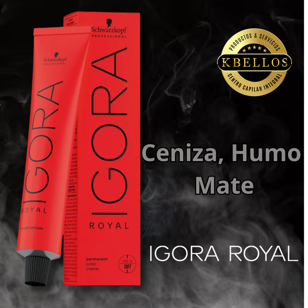 Ceniza Humo Mate Igora Royal