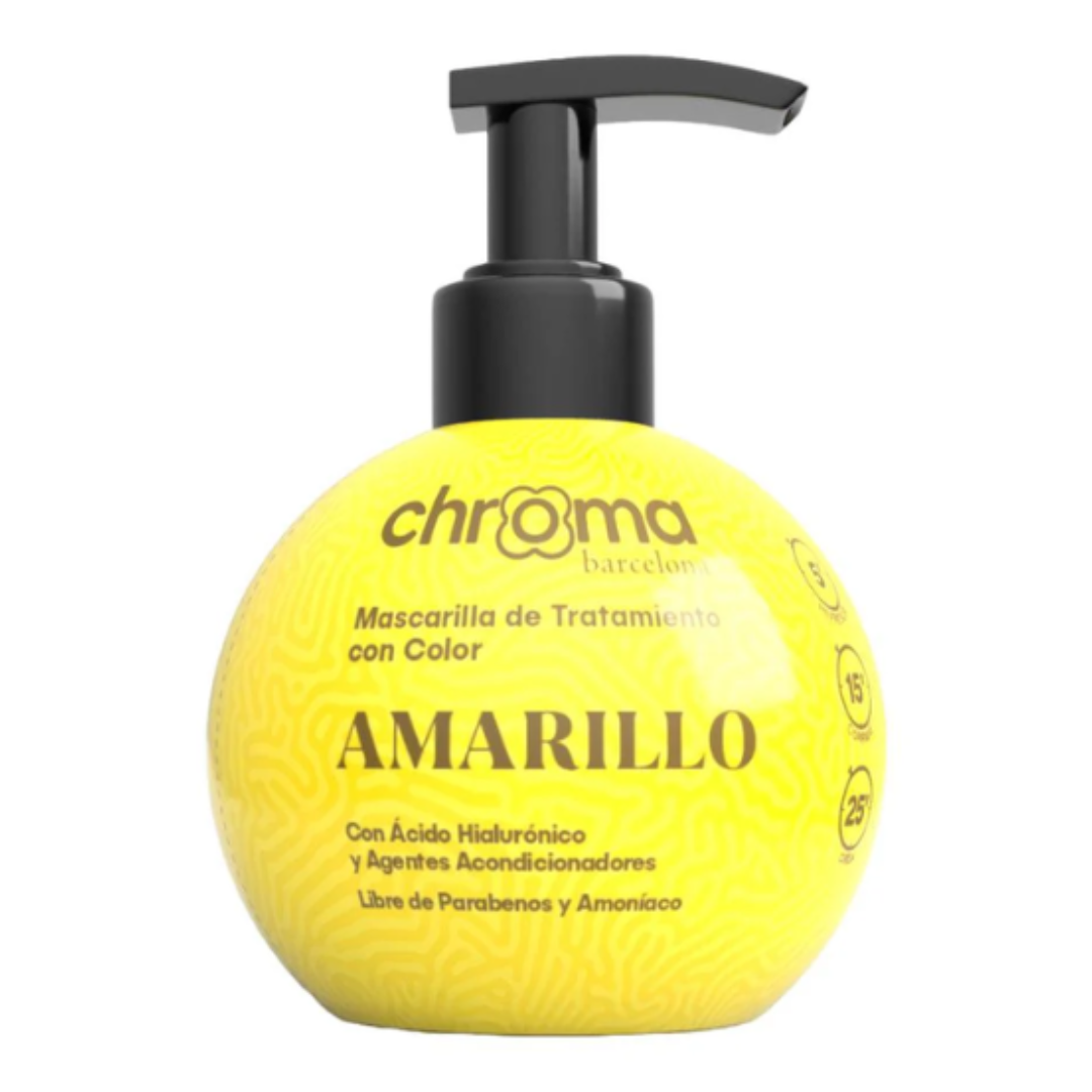 CHROMA BARCELONA - AMARILLO- Mascarilla con Color - 250ml