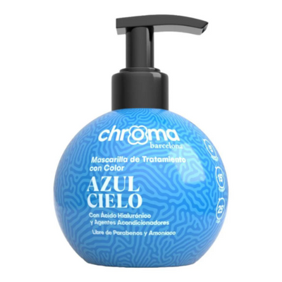 CHROMA BARCELONA - AZUL CIELO - Mascarilla con Color - 250ml