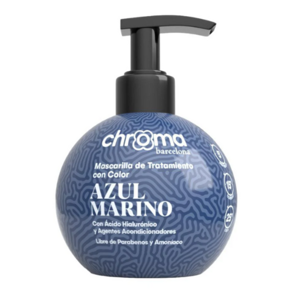 CHROMA BARCELONA - AZUL MARINO - Mascarilla con Color - 250ml