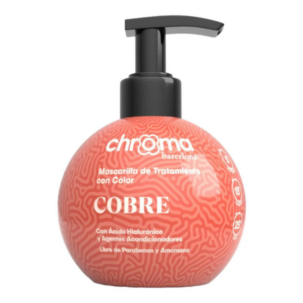 CHROMA BARCELONA - COBRE - Mascarilla con Color - 250ml