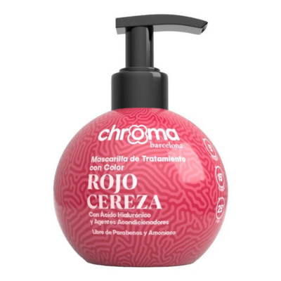 CHROMA BARCELONA - ROJO CEREZA- Mascarilla con Color - 250ml