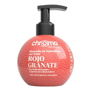 CHROMA BARCELONA - ROJO GRANATE - Mascarilla con Color - 250ml